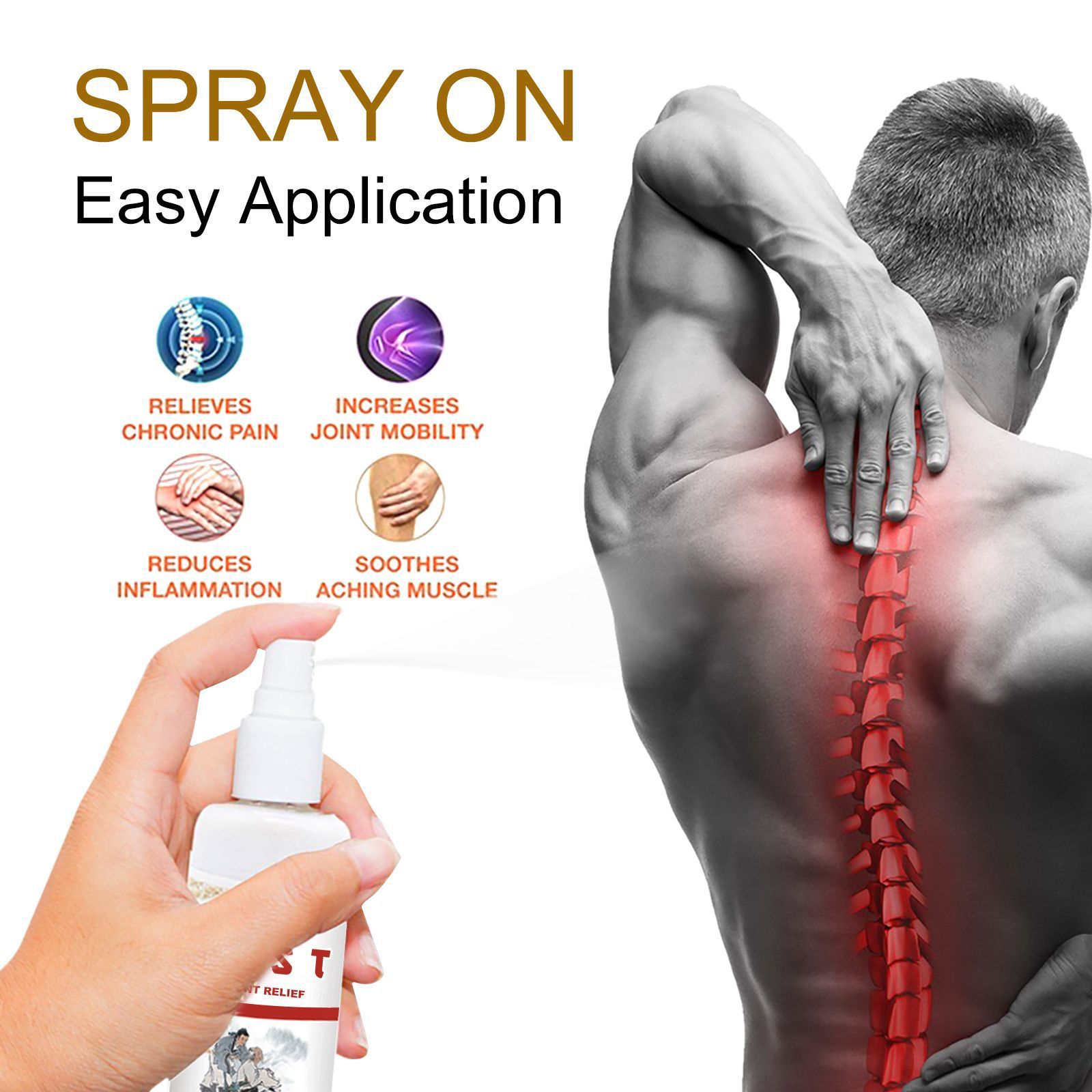 Spray adoucissant pour les articulations à l'extrait de plantes – Image 4