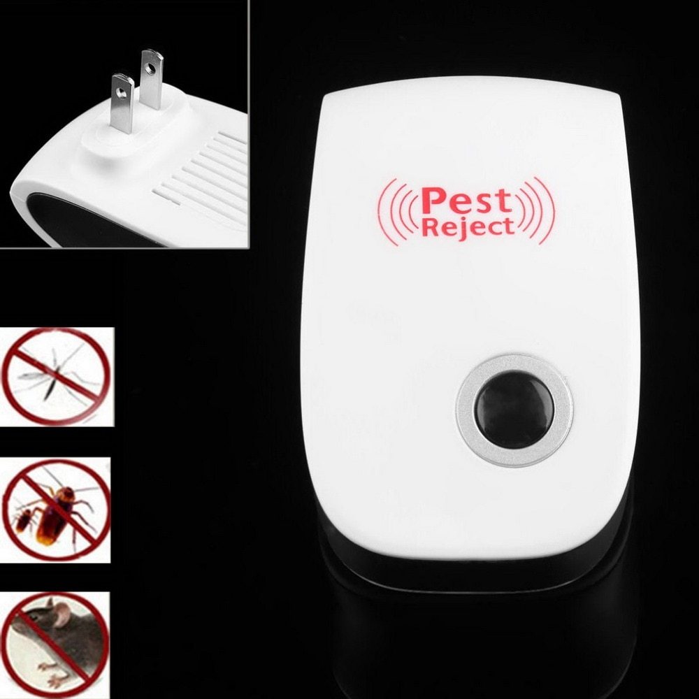 Électronique À Ultrasons Sain Rechargeble Anti Moustique Insecte Ravageur Rejeter Souris Répulsif Pratique Accueil EUUS Plug – Image 8