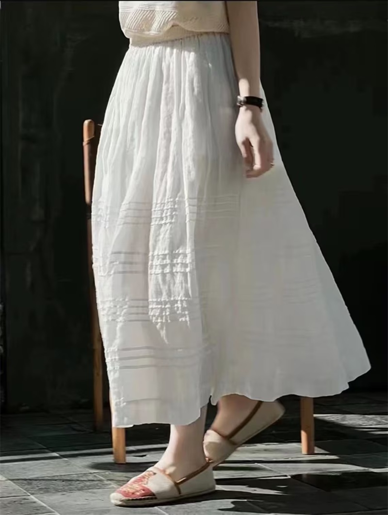 Women's Fashion Temperament Solid Color Skirt – Image 4