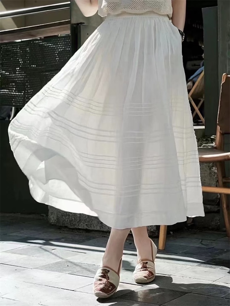 Women's Fashion Temperament Solid Color Skirt – Image 8