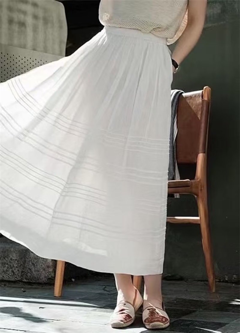 Women's Fashion Temperament Solid Color Skirt – Image 7