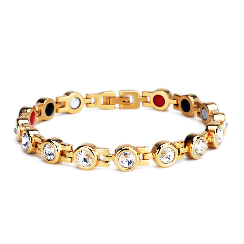 Bracelet Bio-énergie de magnétothérapie en cristal – Image 4