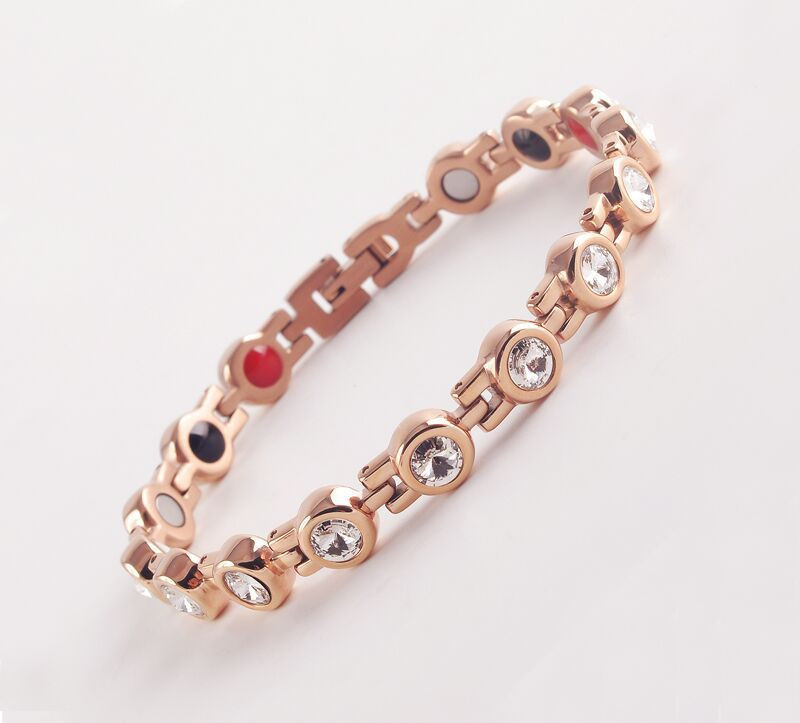 Bracelet Bio-énergie de magnétothérapie en cristal – Image 3