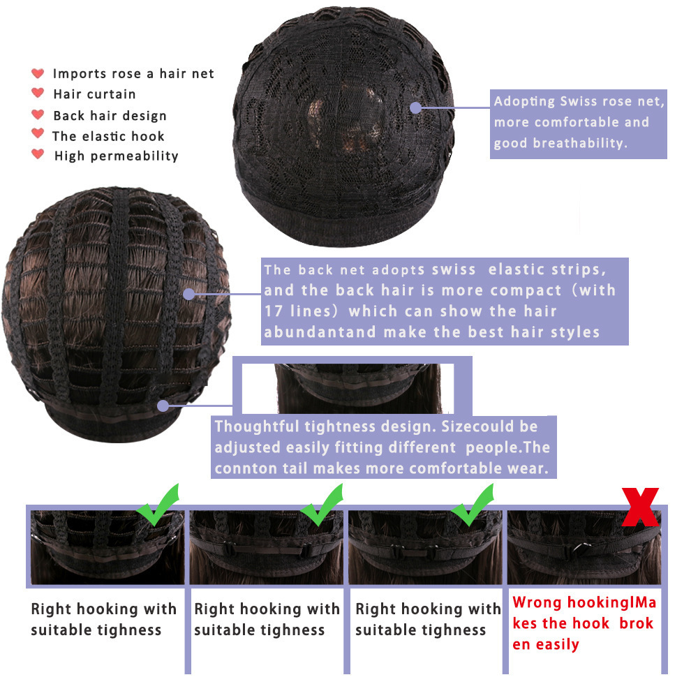Européen Et Américain Perruques de Femmes Court Bouclés – Image 6
