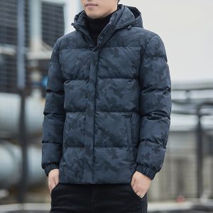 Men's Cotton Jacket Winter Detachable