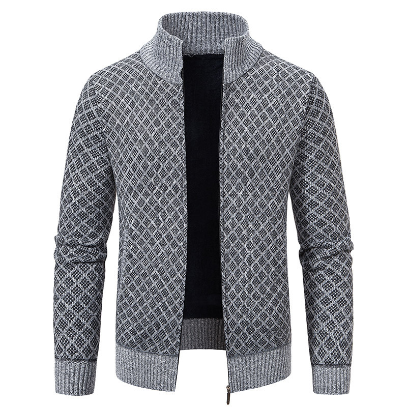 Jacket Cardigan Fashion Sweater Winter – Image 3